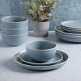 thumbnail image 2 of Rockaway 12-Piece Dinnerware Set Service for 4, Grey Matte -, 2 of 7