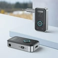 thumbnail image 3 of Bluetooth 5.3 Transmitter Receiver Wireless Audio 3.5mm Jack Aux Adapter w/ Mic, 3 of 9