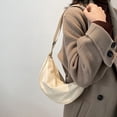 thumbnail image 2 of Trendy Temperament For Girls Nylon Handbag Underarm Bag Casual Korean Dumpling Bags Crossbody Bag Women Messenger Bags Single Shoulder Bags BLACK, 2 of 8