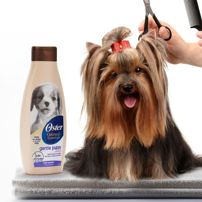 Oster Oatmeal Essentials Puppy Shampoo Baby Powder Scent 18 oz