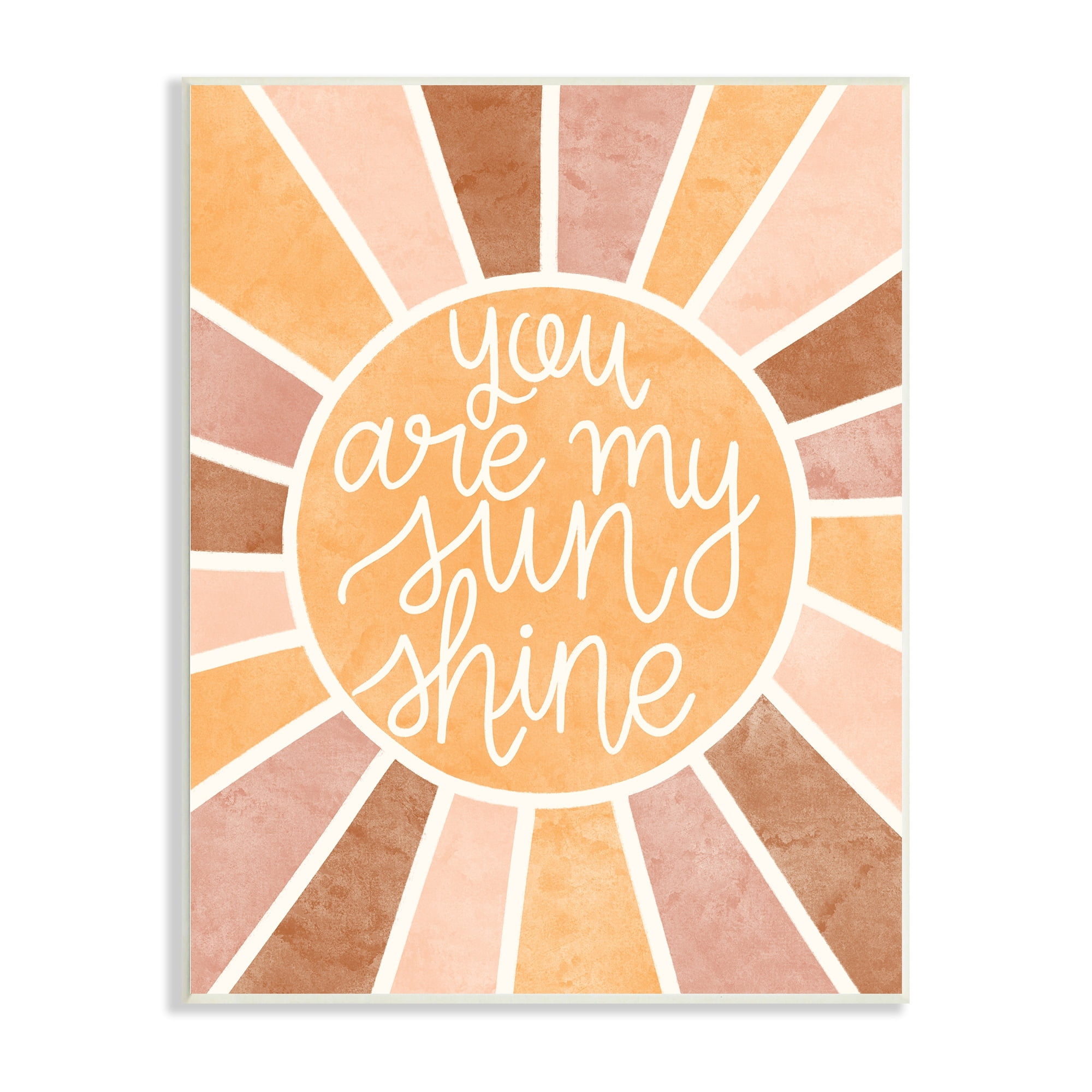 Stupell Industries You Are My Sunshine Boho Summer Geometric Pattern,10 x 15, Design by Taylor Shannon Designs