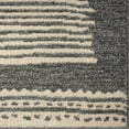 thumbnail image 6 of Luxe Weavers Moroccan Geometric Gray 5x7 Area Rug, Abstract Stripe Carpet, 6 of 9