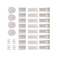 thumbnail image 2 of Juego de reparación de persianas verticales de 32 Uds., reemplazo de persianas de ventana, accesorios de repuesto multiusos, juego de parches Blinder Gloria Pestañas de reparación de persianas, 2 of 9
