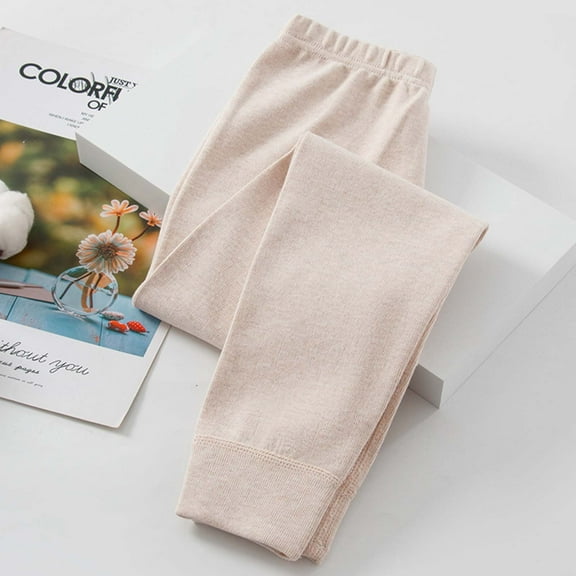 Boys Girls' Winter Warm Jogger Pant Fleece Lined Elastic Waist Sweatpants Winter Boys And Girls Thickening Warm Pants And Casual Pants 2-17Years