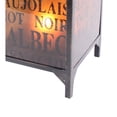 thumbnail image 4 of Cuboidal Metal and Glass Candleholder with Typography, Black and Clear, 4 of 5