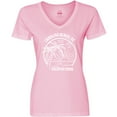 thumbnail image 3 of Inktastic Summer Vacation Mode Carolina Beach North Carolina Women's V-Neck T-Shirt, 3 of 5