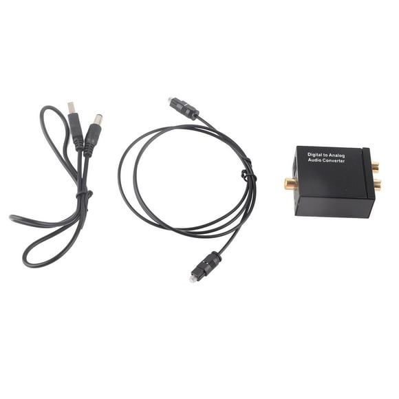 Digital to Analog Sound Converter Digital Coaxial and Optical to Analog Sound Converter for TV Computer