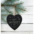 thumbnail image 3 of Darling Souvenir MADE WITH LOVE Custom Mother's Day Engraved Slate Hanging Christmas Tree Ornament with String Personalized Gift, 3 of 4