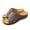 Brown -- Women Sandals Savings 2024 Prime Deals, variant on Women's Platform Wedge Comfort Cross Strap Slide Sandals-Orthopedic Sandals Walking Sandals Breathable holes Arch Support Footbed Indoors Or Outdoors Slip On Shoes