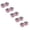 Pink 5PCS, variant on Double Cat Food and Water Bowl Set - Stainless Steel Bowls with Easy-to-Clean Detachable Design, Non-Slip Base, Pet Feeder for Samll and Medium Cats 3PCS