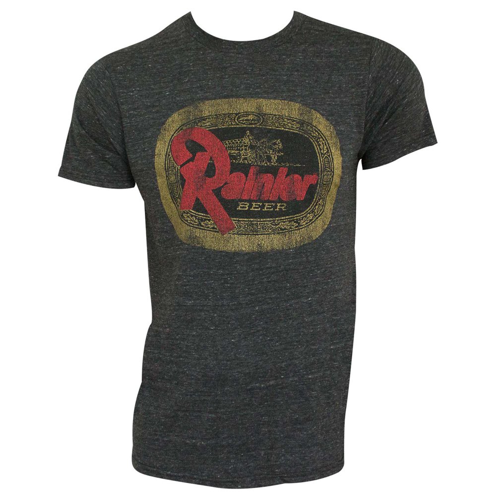 Rainier Rainier Beer Logo Retro Brand Charcoal Men's TShirtXLarge