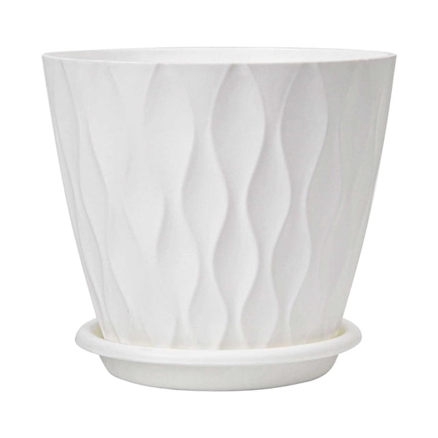 MKHSQHDG Today's Deals Thickened Water Ripple Pattern with Saucers for Indoor Outdoor Garden And