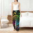 thumbnail image 5 of Women Pajama Pants Casual Lightweight Lounge Yoga Bottoms, DNA Rainbow LGBT Pride Science, 5 of 5