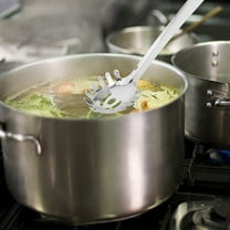 MLINS Stainless Steel Pasta Server Spaghetti Server Spoon Pasta Spoon with Ergonomic Handle