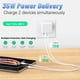 thumbnail image 4 of Cargador Rápido Innotech para iPhone 14/13/12 Adaptador de Corriente Compacto con Puerto USB-C Dual Plegable 35 W, 4 of 7