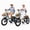 Blue+White, variant on ESKUTE 2 Pcs T300 E Trike Electric Tricycle for Adults, 750W Brushless Motor 18MPH+ Fat Tire Folding Trike, Step-Thru 3 Wheel Electric Bicycle, Up to 55 Miles Purple & White, UL2849