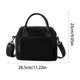 thumbnail image 3 of Bolsa de almuerzo de pana para mujer: bolsa térmica aislante con correa ajustable para el hombro, bolsa refrigeradora reutilizable a prueba de fugas para el trabajo, la escuela, picnics y viajes., 3 of 6