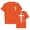 Orange, variant on Uoobin Boys Christian Graphic Tees God Jesus Shirts for Kids Cross Faith Bible Verse Inspirational Religious Cotton T Shirt