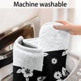 thumbnail image 5 of Pioneer Flower Floral Print Pattern Bathroom Rugs Mat, Non Slip Microfiber Bathroom Rug with Rubber Backing, Soft Mats for Bathroom Floor Tub Shower, 17"x47", 5 of 5