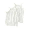 thumbnail image 2 of ATOGUTA 2 Pack Girls Undershirts 2T-11 Camisole Undershirts Spaghetti Strap Camis Dance Clothes Tank Tops White, 2 of 3
