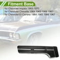thumbnail image 3 of Unique Bargains Accelerator Gas Pedal Pad with Trim for Chevy Pickup Truck Impala 1965-1970 Chevelle El Camino 64-67 Rubber Metal Footrest Pedal, 3 of 6