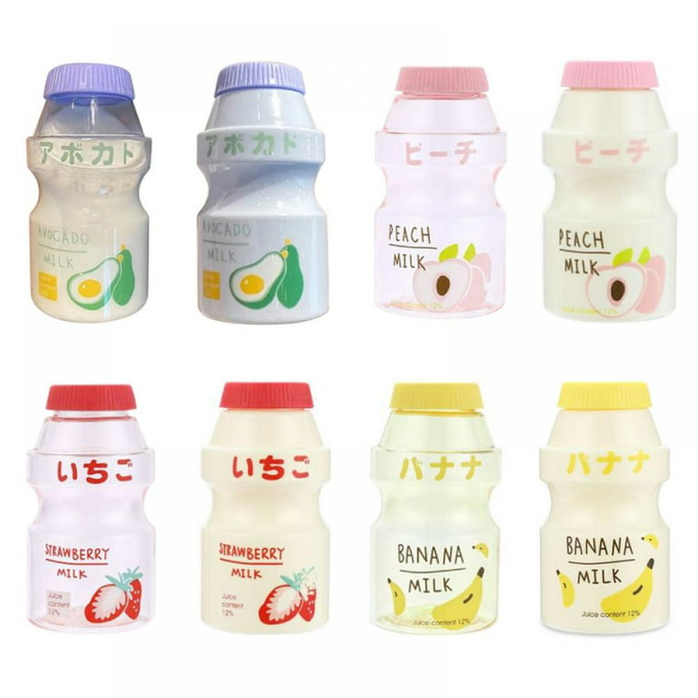 Frogued Drinking Bottle Cute Portable Plastic Milk Cartoon Shaker