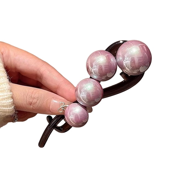 Horquilla con forma de gato y cachorro de perlas de imitación para el pelo, pinza para el pelo de acrílico, herramienta para peinar el cabello, accesorios para el cabello