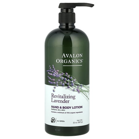 Avalon Organics Nourishing Lavender Hand & Body Lotion, 32 oz.