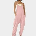 thumbnail image 2 of Women's Summer Jumpsuit Casual Sleeveless Romper Overalls with Pockets Adjustable Straps Comfortable Lightweight Outfit, 2 of 2