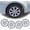16 inch- Sliver Lacquer, variant on (4 Pack) 16 Inch Hubcaps Wheel Rims Cover for 2020-2026 Toyota Corolla Snap-On Installation Silver Lacquer