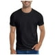 thumbnail image 1 of Camiseta lisa de cuello redondo ultrasuave para hombre: camiseta básica sostenible y transpirable para uso informal y deportivo, 1 of 4
