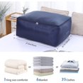 thumbnail image 2 of Bolsa de almacenamiento, bolsa para guardar ropa de temporada, bolsa para colchas, bolsa para ropa de cama, bolsa para mudanzas, suave y resistente, impermeable, a prueba de humedad y al polvo, 2 of 5