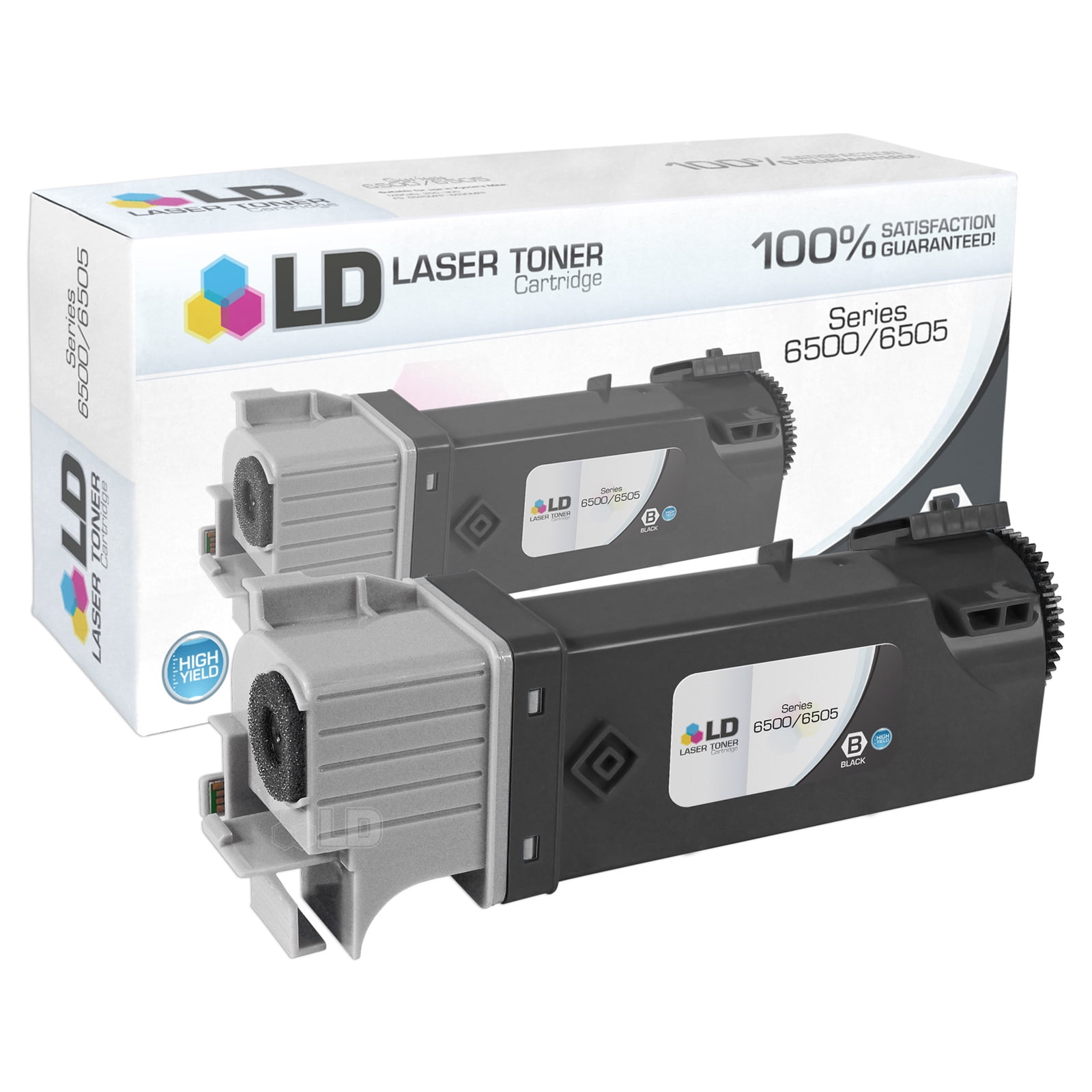 BLACK 106R01597 High Yield Toner Cartridge for Xerox Phaser 6500 Workcentre 6505