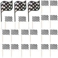 thumbnail image 1 of EeaseMX 27 piezas de palillos para cupcakes con banderas insertadas para decorar tartas y postres, 1 of 7
