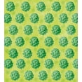 thumbnail image 3 of Artichoke Duvet Cover Set, Field of Vegetable Eating Greens Garden Art Repeating Food Concept, Decorative 2 Piece Bedding Set with 1 Pillow Shams, Twin Size, Apple Green Fern Green, by Ambesonne, 3 of 3