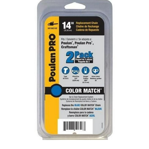 Poulan Pro 14 Replacement Chainsaw Chain 2 Pack Walmart Com Walmart Com