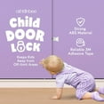 thumbnail image 3 of VIVEFOX Sliding Door/Cabinet/Window Baby Proof Child Lock Safety Latches (8 Pack), 3 of 7