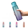 thumbnail image 1 of Deportes Portátiles Taza De Agua Gradiente Gran Capacidad Botella De Agua Al Aire Libre Material Tritan Hervidor De Agua Con Escala Para Gimnasio Escuela Deportes Bicicleta 1000 Ml Guardurnaity OD016132-03, 1 of 6