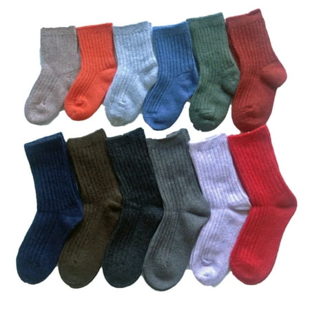 

Lian Style Children 6 Pairs Pack Wool Socks Size 0Y-2Y Girl Random Color