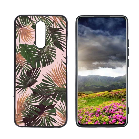 Tropical-Leaves-328 Phone Case, Degined for Harmony 3 Case Men Women, Flexible Silicone Shockproof Case for Harmony 3
