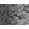 thumbnail image 1 of Ahgly Company Machine Washable Indoor Rectangle Transitional Black Area Rugs, 8' x 10', 1 of 7