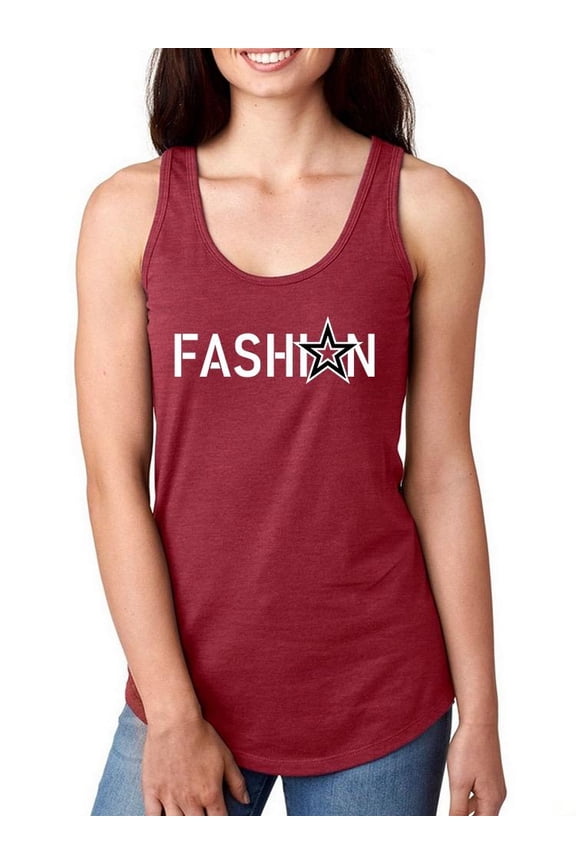 Fashion Star Racerback Tank Women -Image by Shutterstock, Female Medium