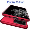 thumbnail image 4 of Case for Samsung Galaxy S20 Ultra Phone Case Protective Slim [Defend from Scratch/Slip/Drop/Fingerprint] Matte PC Hard Minimalistic Phone Cover for Samsung Galaxy S20 Ultra-Red, 4 of 12