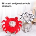 thumbnail image 2 of Pet Recovery Collar, Cute Elephant Shape Neck Cone After Surgery, Adjustable Pet E Collar, Protective Surgery Recovery Elizabethan Collars for Cat Small Medium Dog, 2 of 8