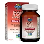Garden of Life Raw CoQ10, 60 Vegan Capsules