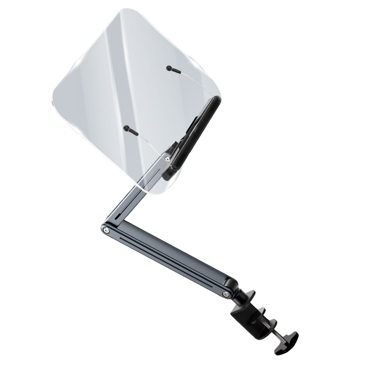 COOLHOOD Adjustable Laptop Stand Arm Mount, 360 Degree Rotating Tablet Holder with Height Adjustment for Comfortable Viewing