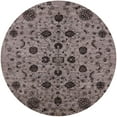 thumbnail image 1 of Ahgly Company Machine Washable Indoor Round Industrial Modern Coffee Brown Area Rugs, 7' Round, 1 of 7