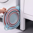 thumbnail image 4 of Portable Wash Basin Dishpan Foldable Wash Basin Portable Household Multifunctional Plastic Washing Dish Tub, 4 of 7