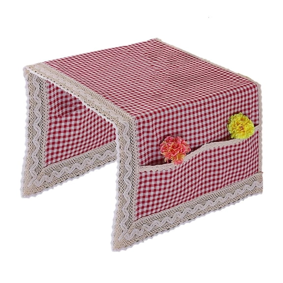 YongCo Natural Fiber Refrigerator Cover Washable Reusablet Fabric Protectors For Kitchen Countertop