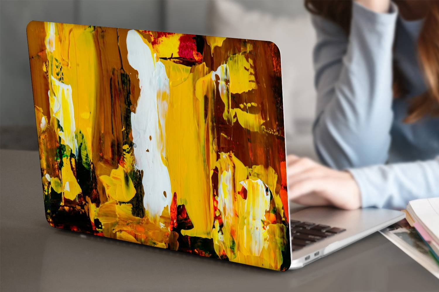 CISSOOK Hard Shell Case For MacBook Pro 16" 2021 (A2485) – Floral Design, With Keyboard Cover & Protector - View #8